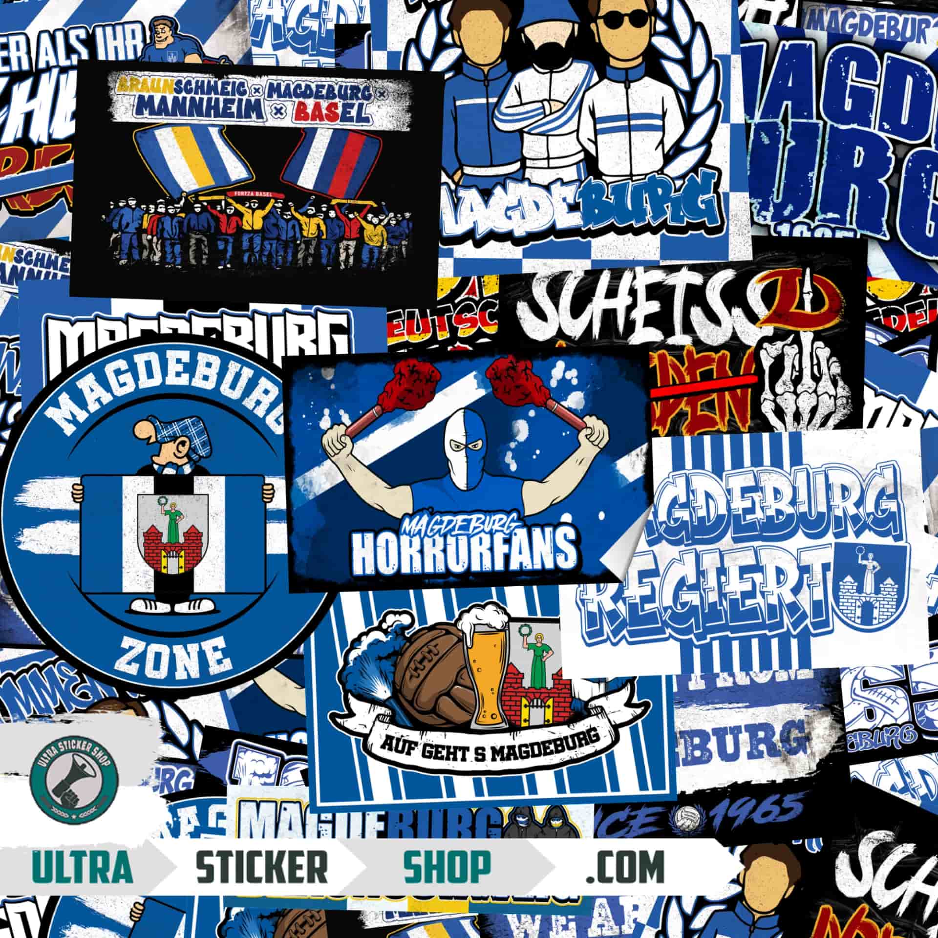 Magdeburg Mix di adesivi