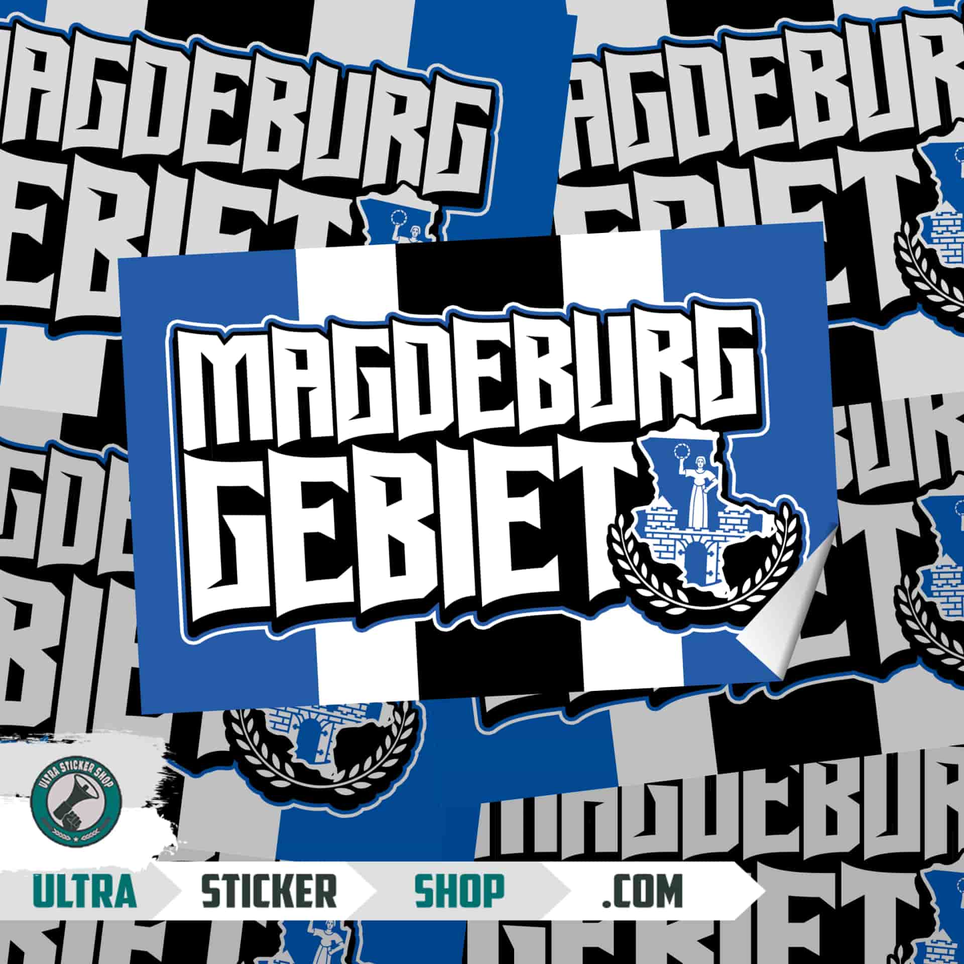 Magdeburg Gebiet Nálepky