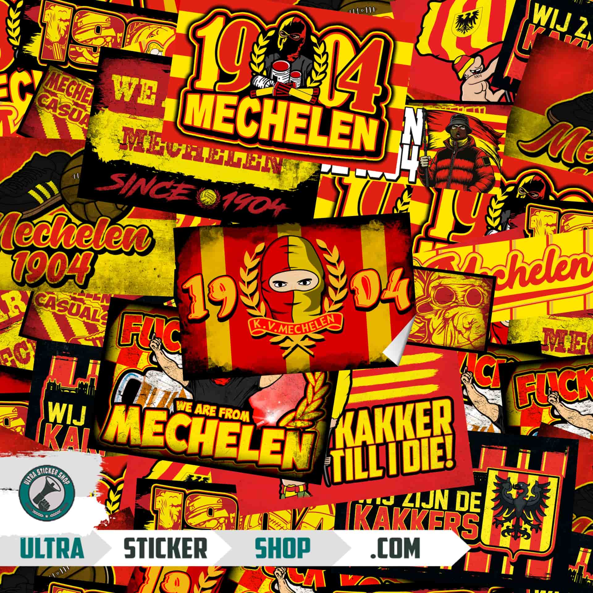 Mechelen Aufkleber-Mix