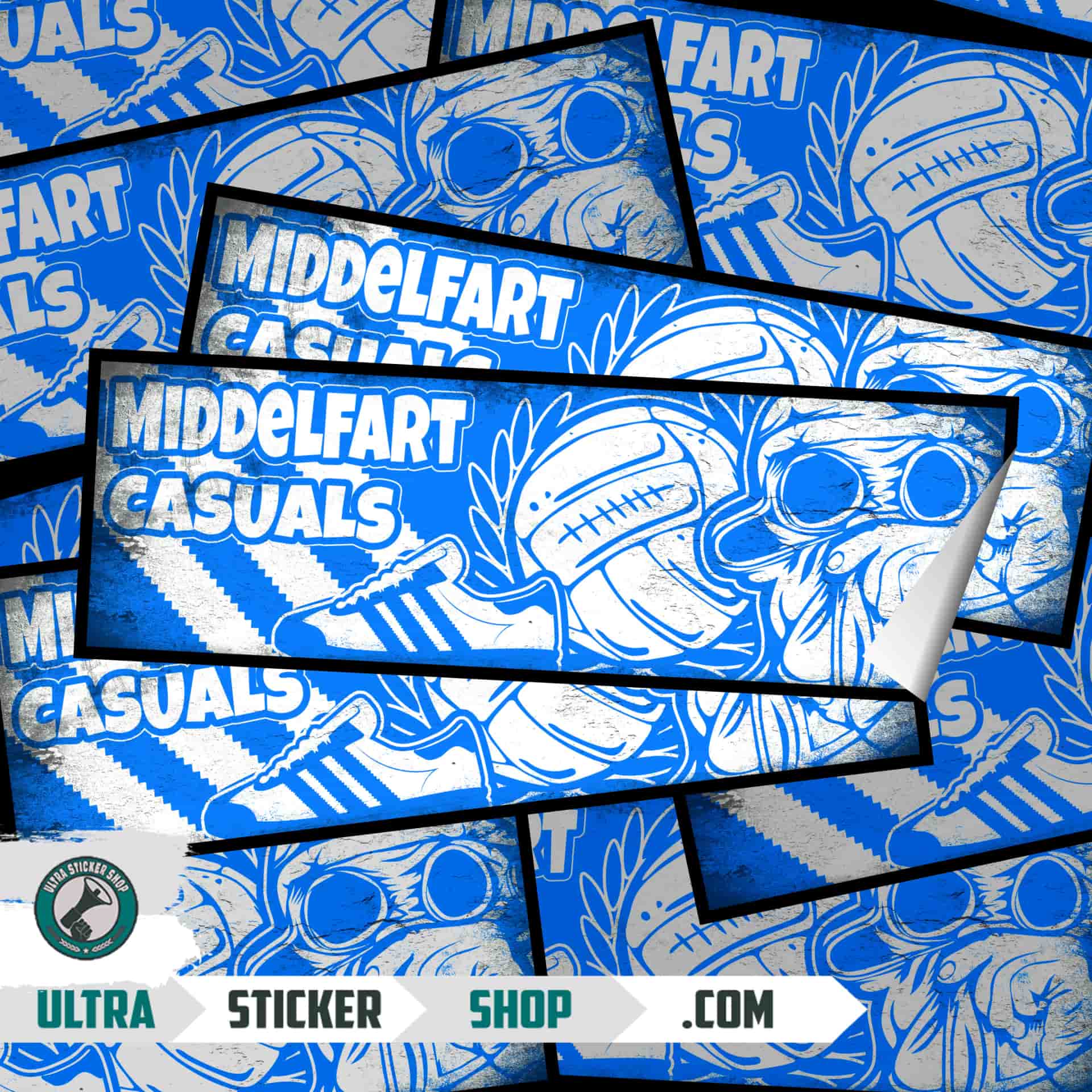 Middelfart casuals Αυτοκόλλητα