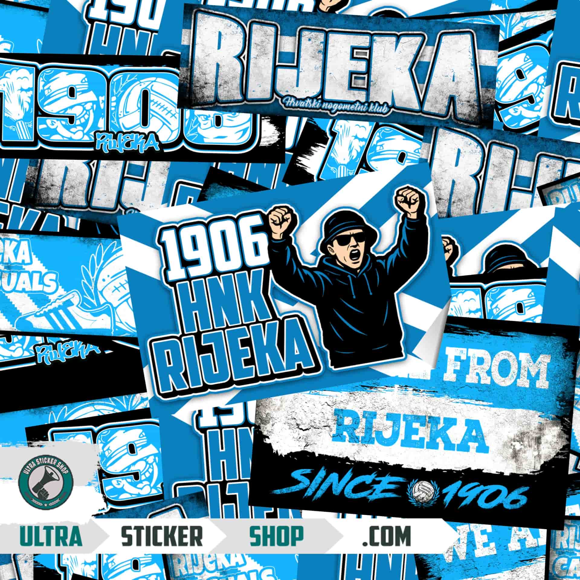 Rijeka Aufkleber-Mix