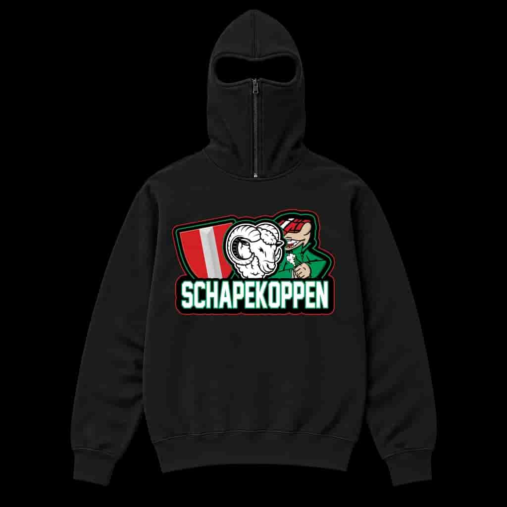 Schapekoppen Ninja Kapuzenpullover