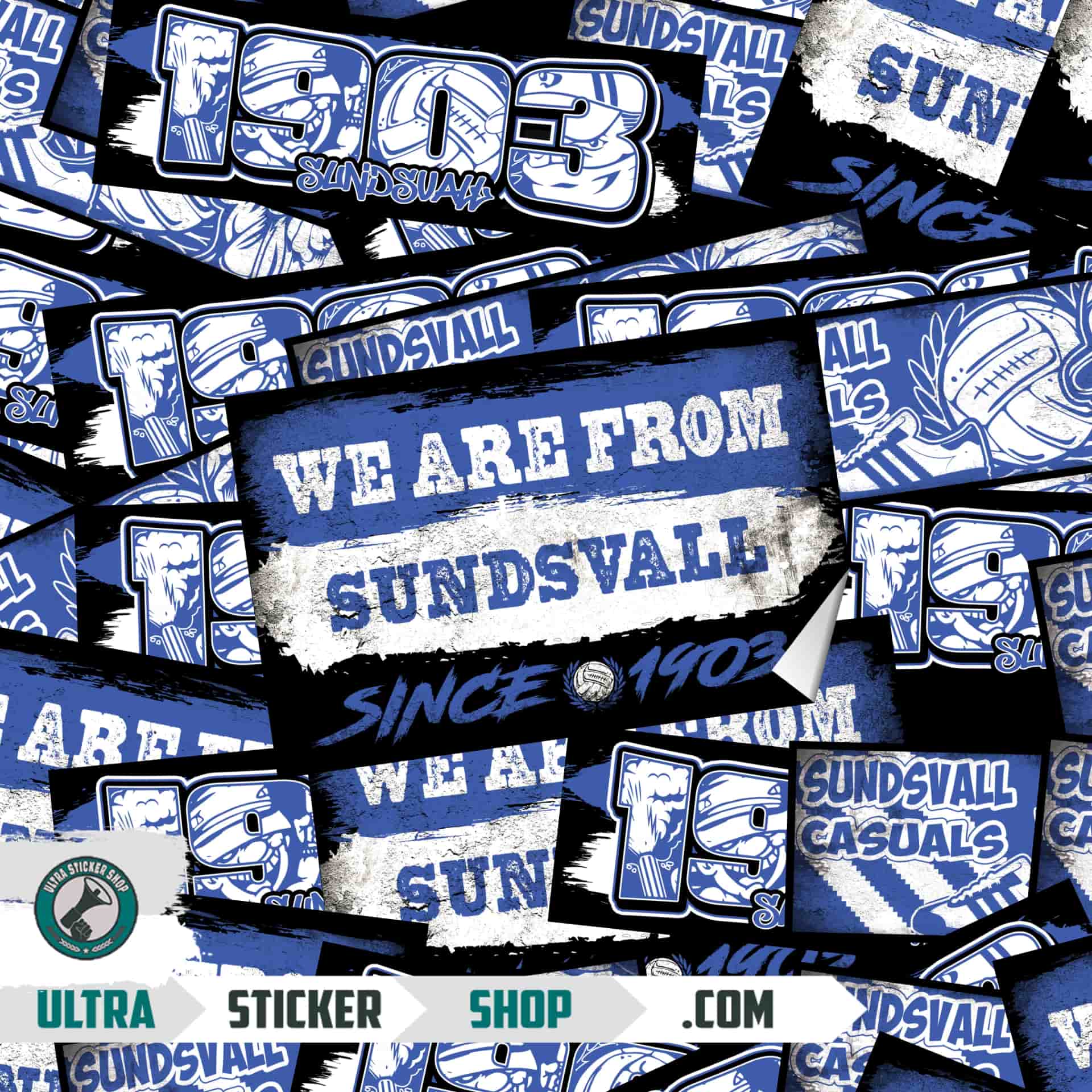 Sundsvall Aufkleber-Mix