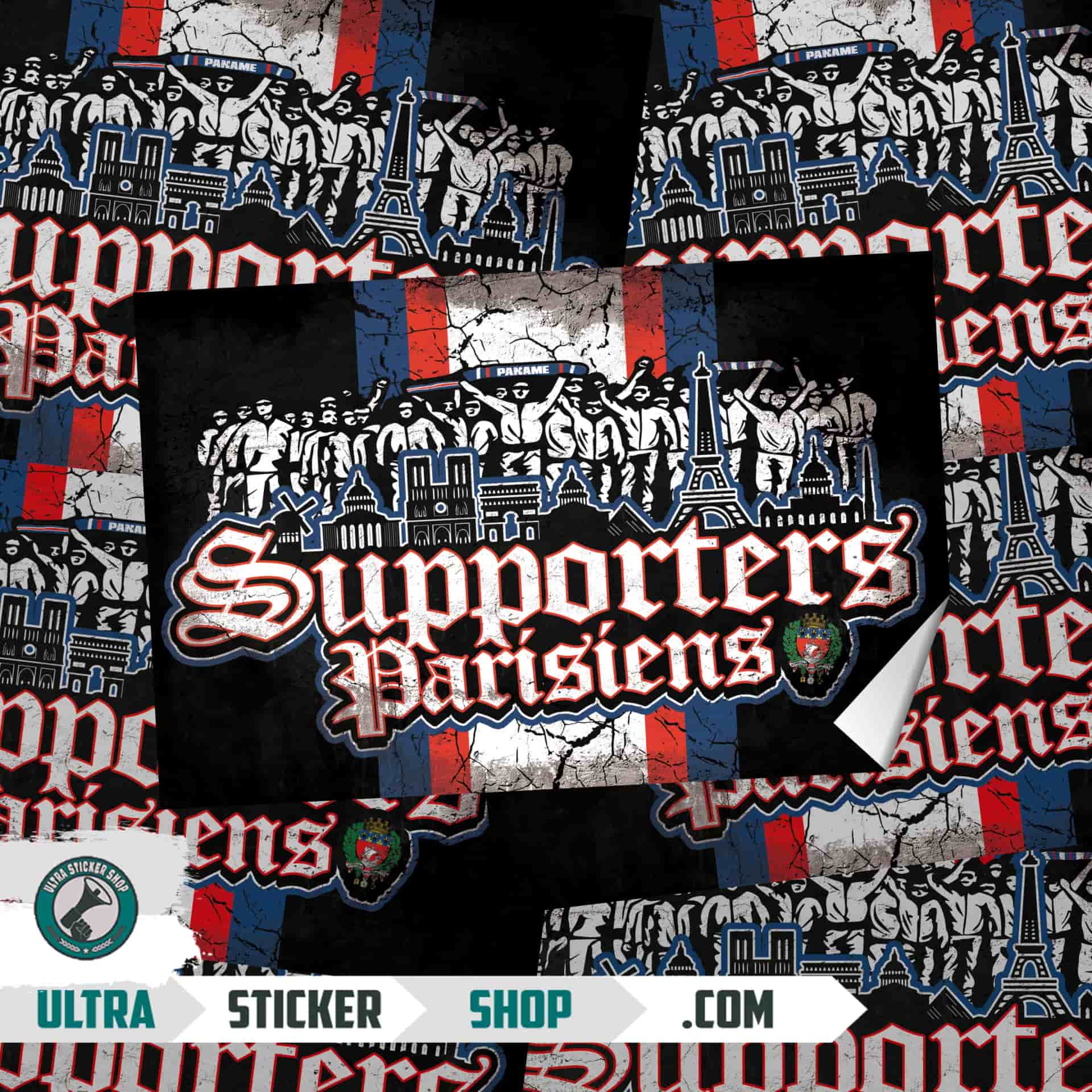 Supporters Parisiens Naklejki