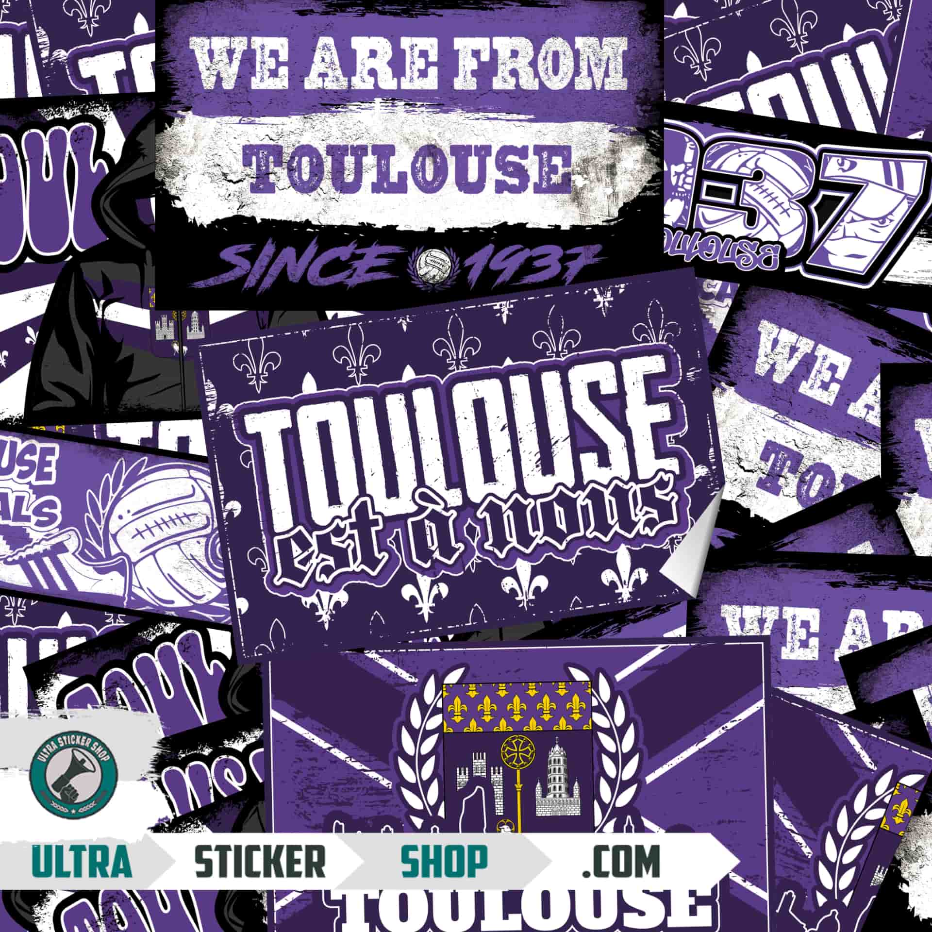 Toulouse Aufkleber-Mix