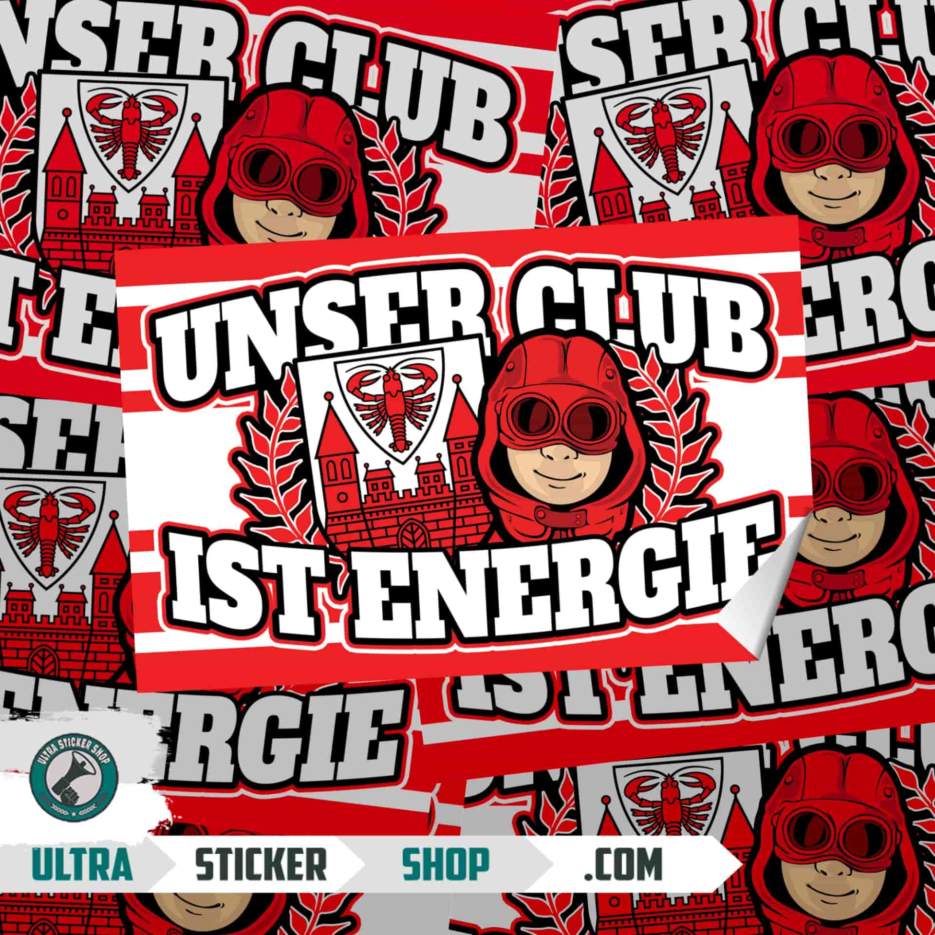Unser Club ist Energie Klistermærker