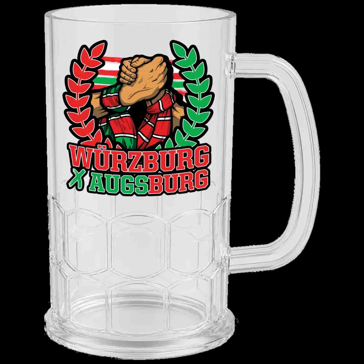 Würzburg X Augsburg Bierkrug