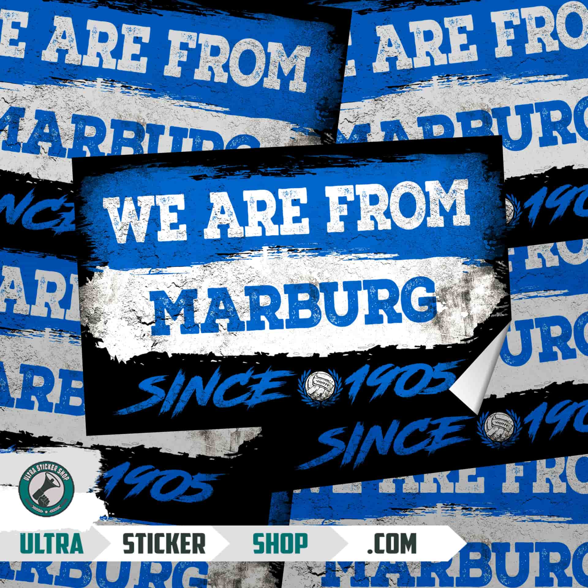 We Are From Marburg 1905 Nálepky