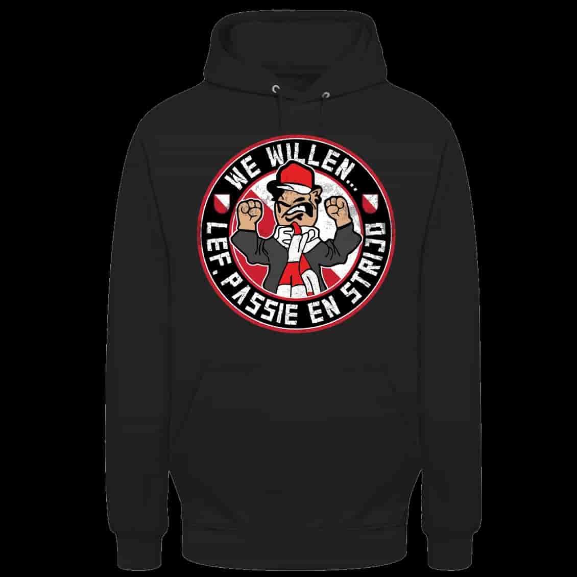 We willen.. lef, passie en strijd Sweat à capuche