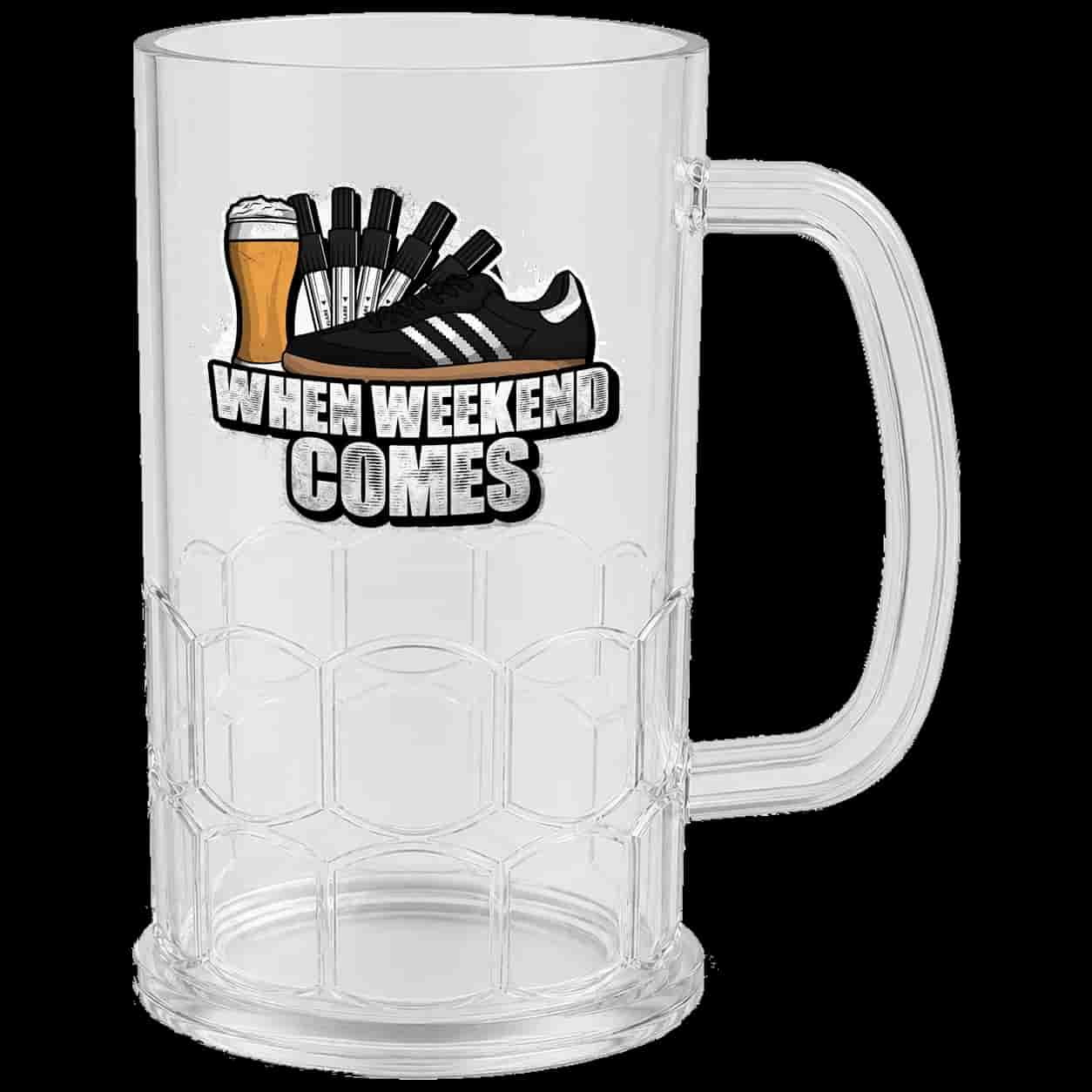 When weekend comes Шоља за пиво