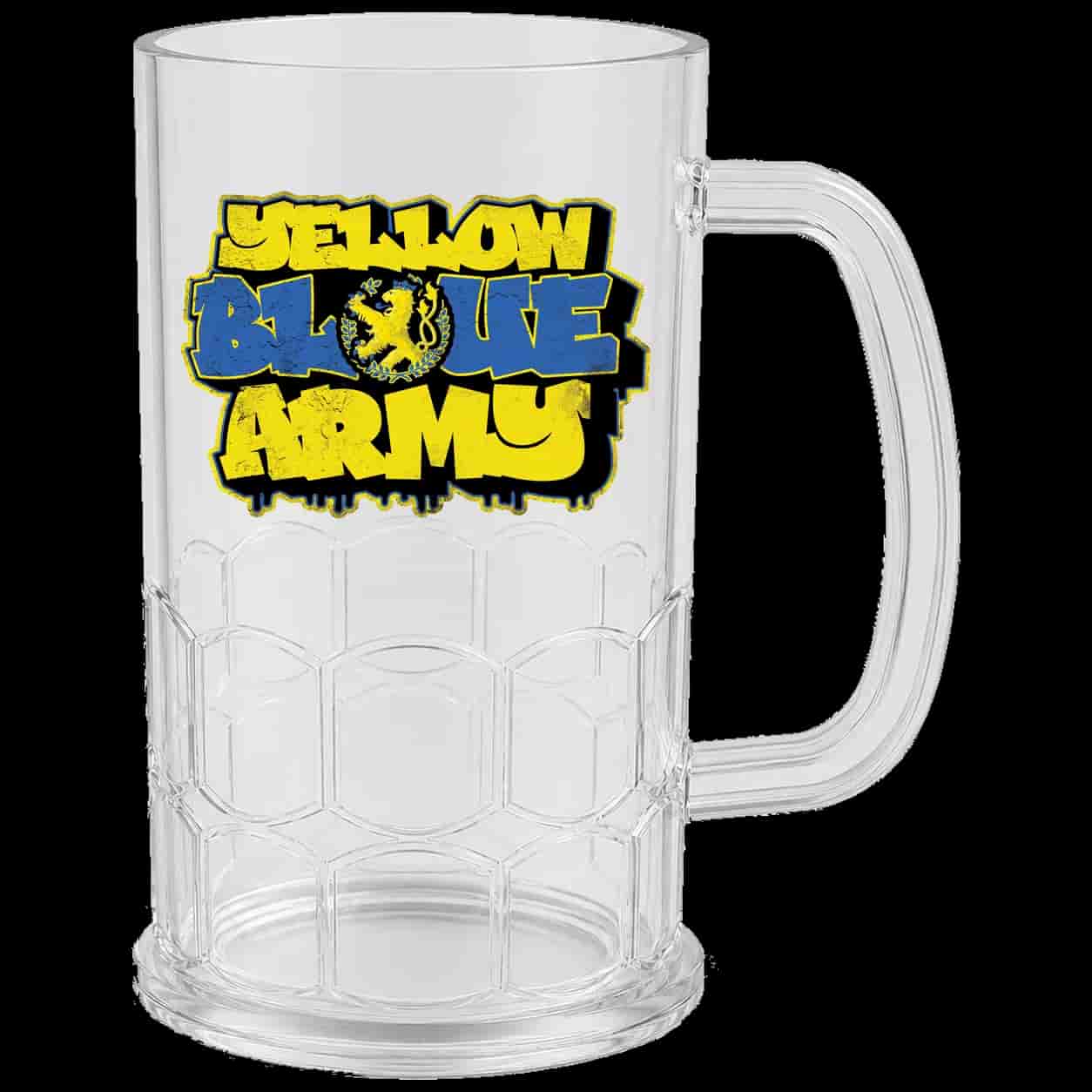 Yellow Blue Army Шоља за пиво