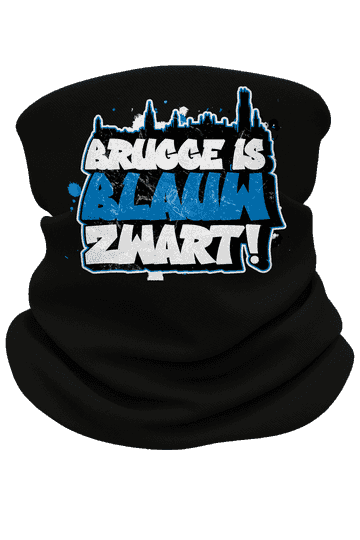 Brugge is blauw zwart! Halswärmer