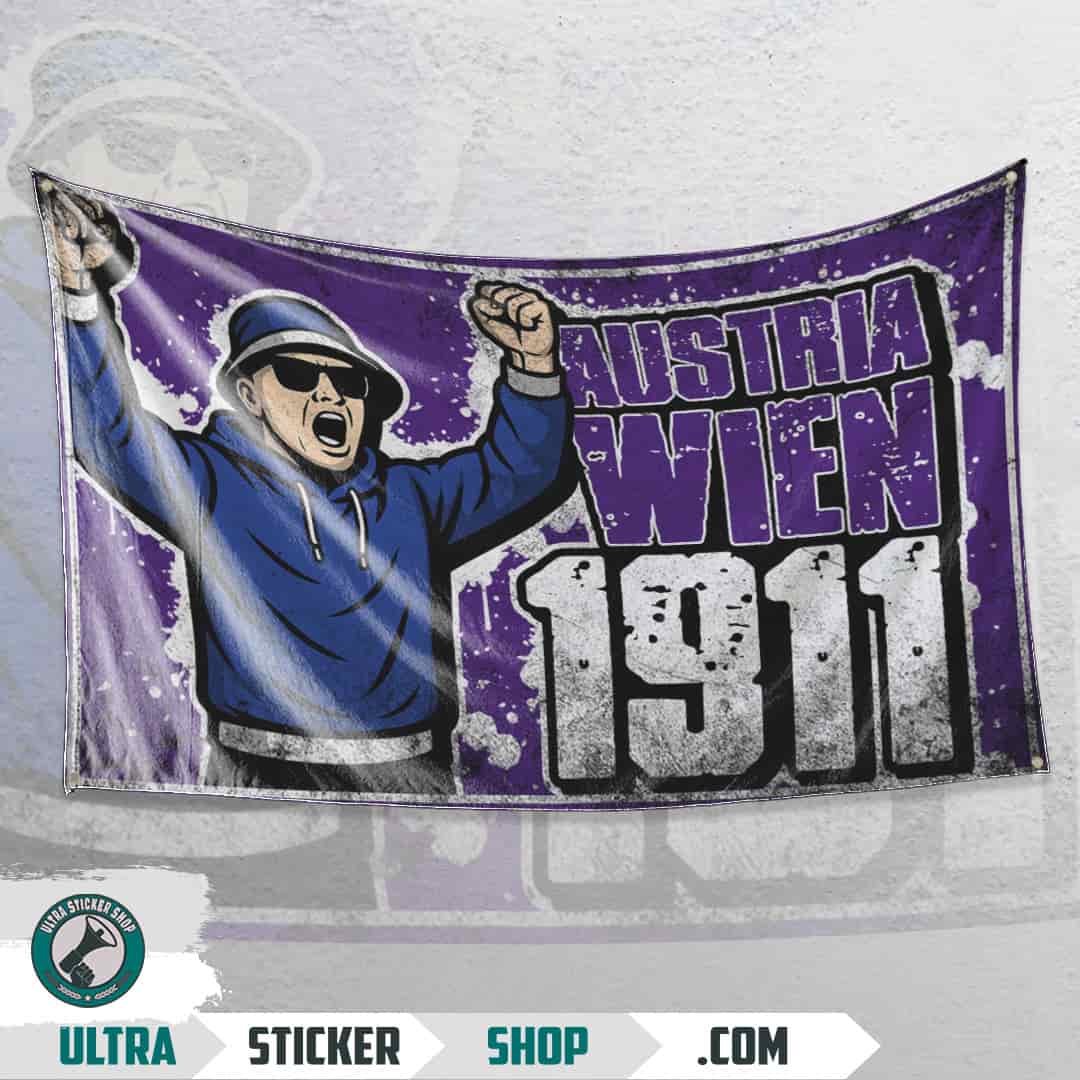 Austria Wien 1911 Drapeau