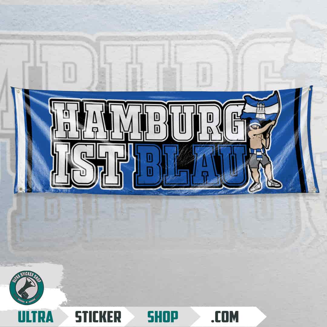Hamburg ist blau Flagge