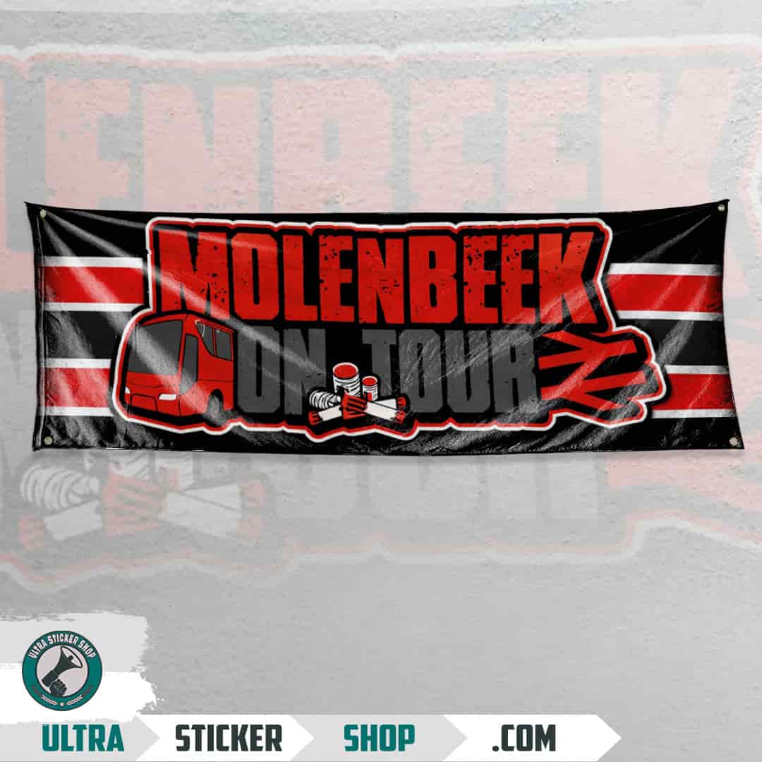 Molenbeek on tour Flagga