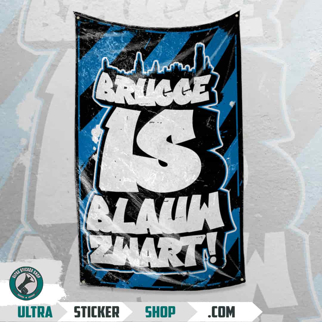 Brugge is blauw zwart! Flagge