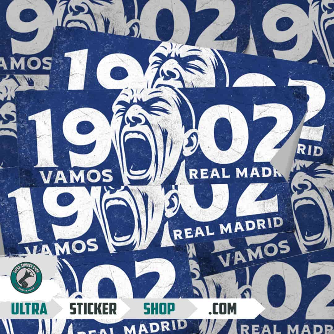 Vamos Real Madrid 1902 Stickers