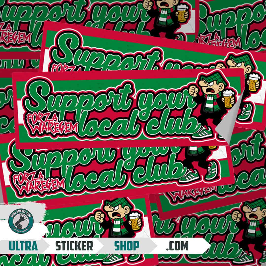 Support your local Forza Waregem Stickers