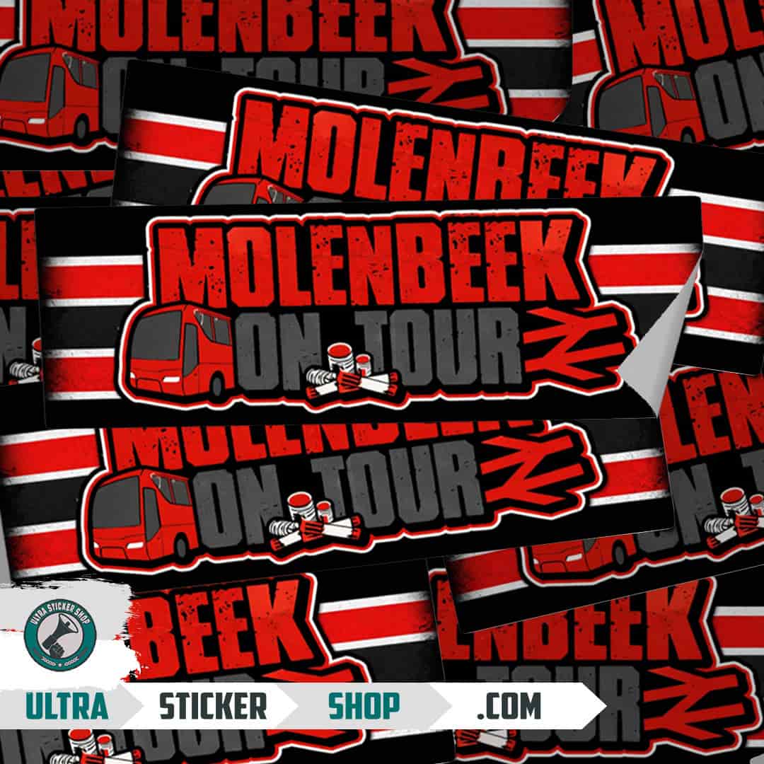Molenbeek on tour Stickers