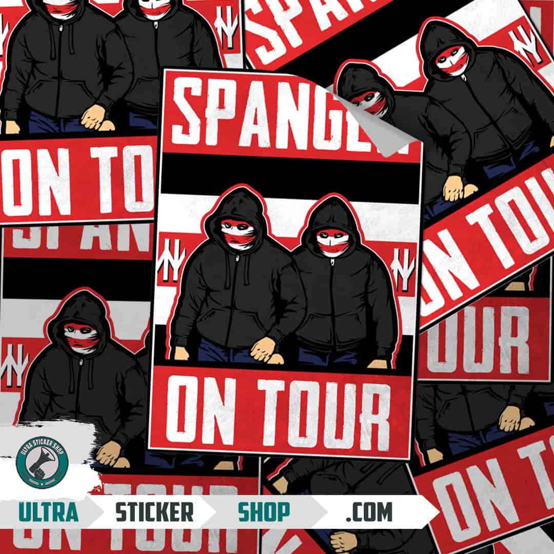 Spangen on tour Stickers