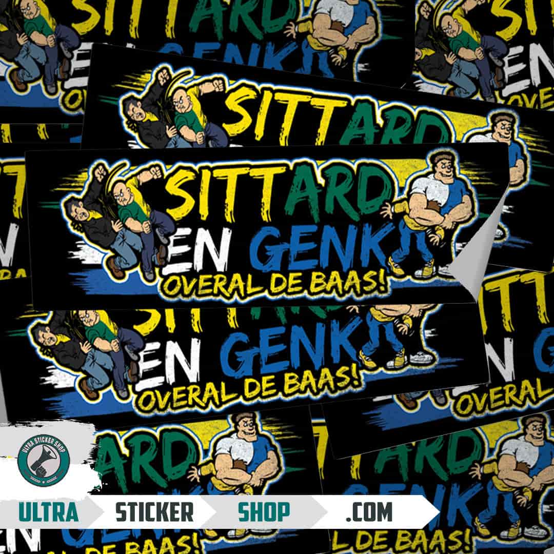Sittard en Genk overal de baas! Naklejki