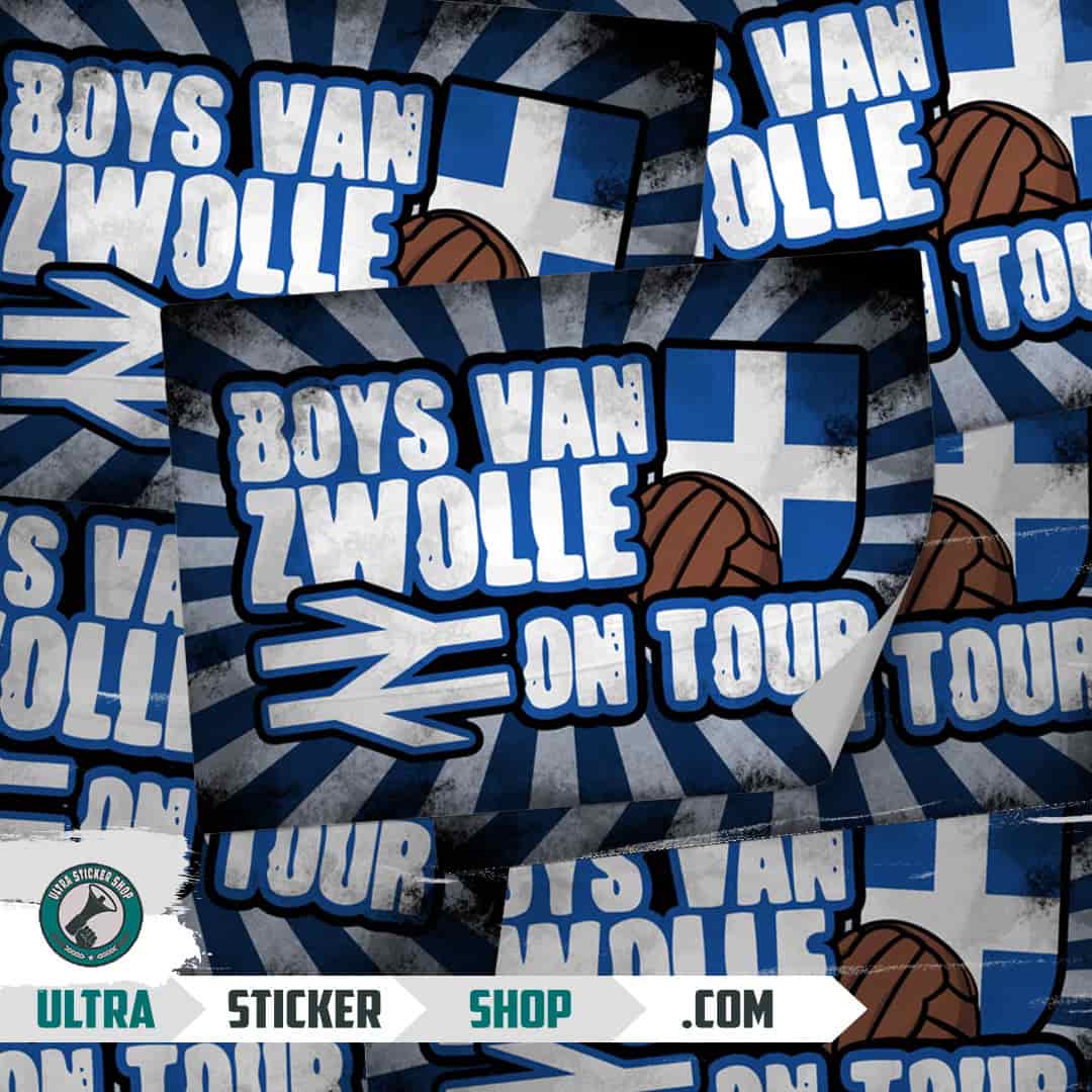 Boys van Zwolle on tour Stickers
