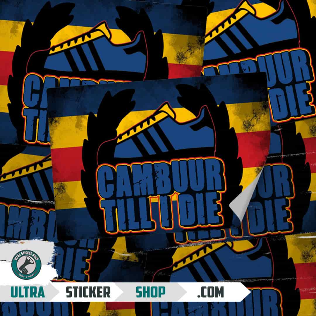 Cambuur till I die Stickers
