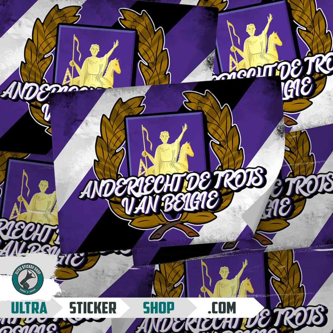 Anderlecht de trots van België Stickers
