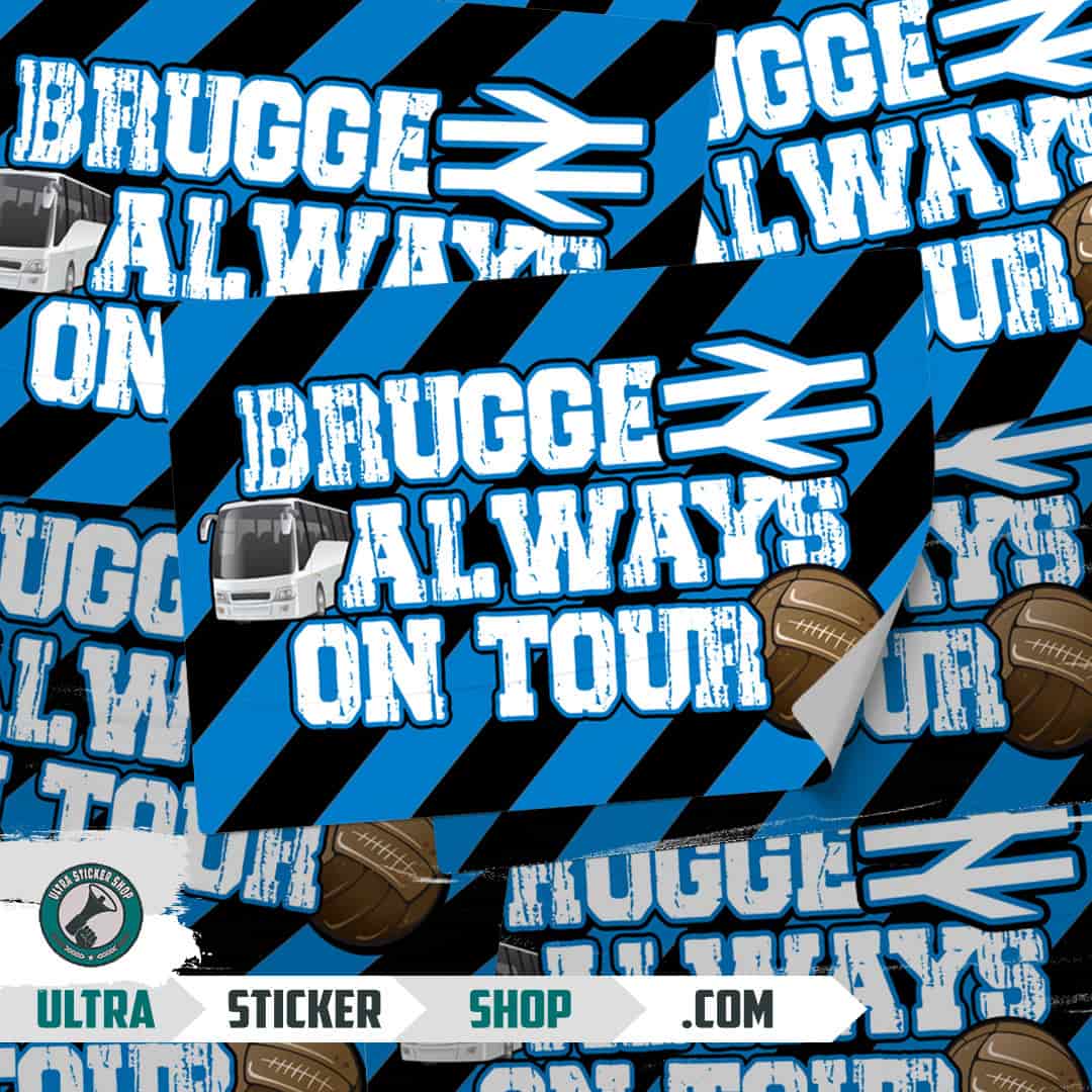 Brugge always on tour Aufkleber