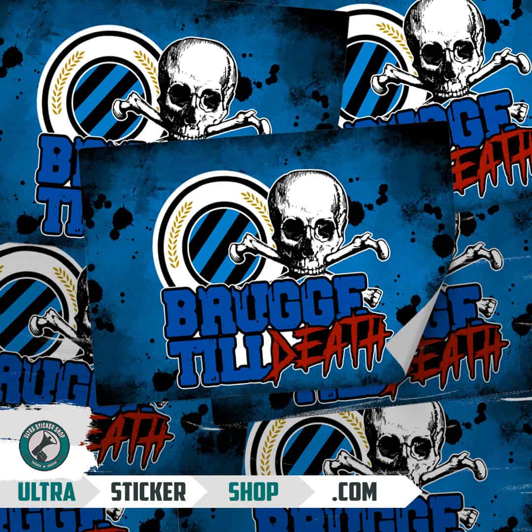 Brugge till death Aufkleber