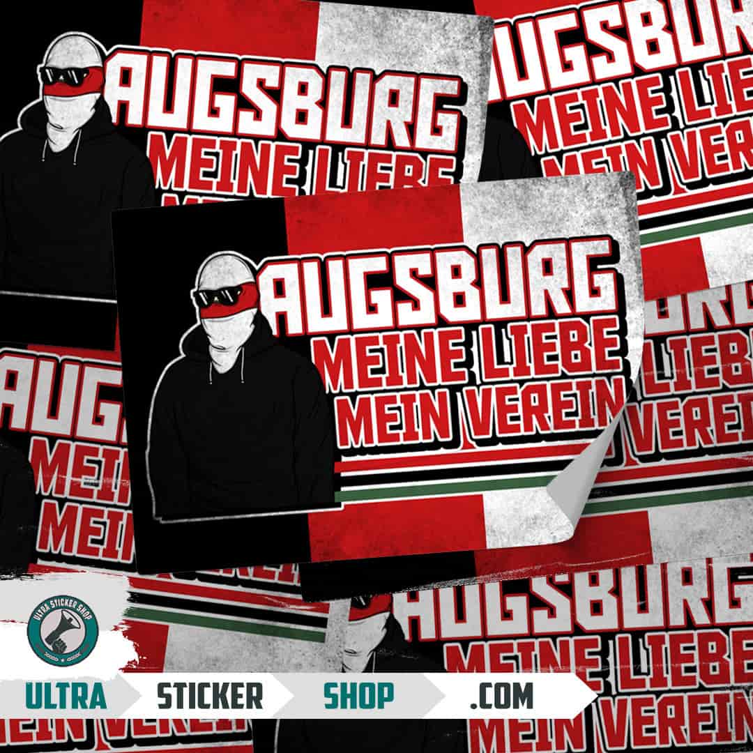 Augsburg meine liebe mein verein! Aufkleber