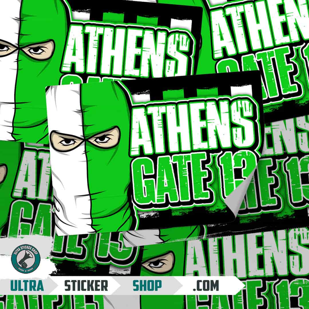 Athens Gate 13 Stickers