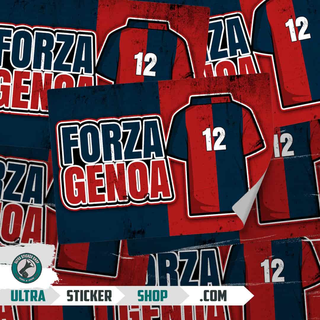 Forza Genoa Stickers