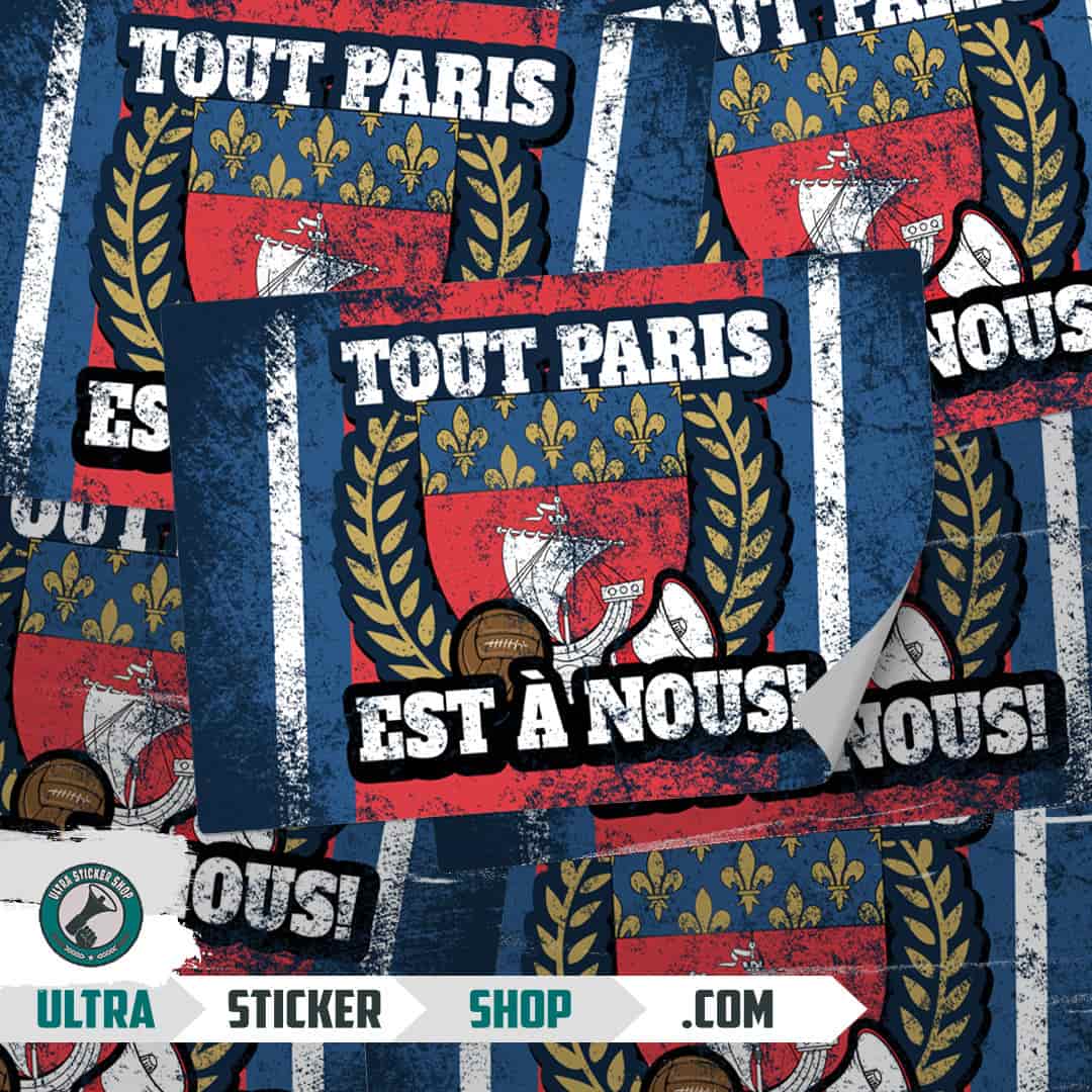 Tout Paris Est A Nous! Naklejki