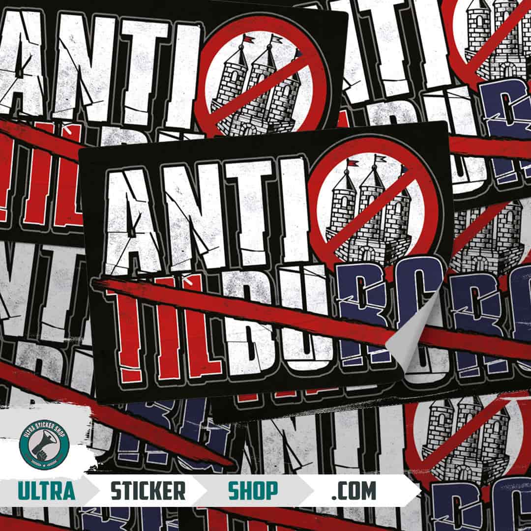 Anti Tilburg Aufkleber