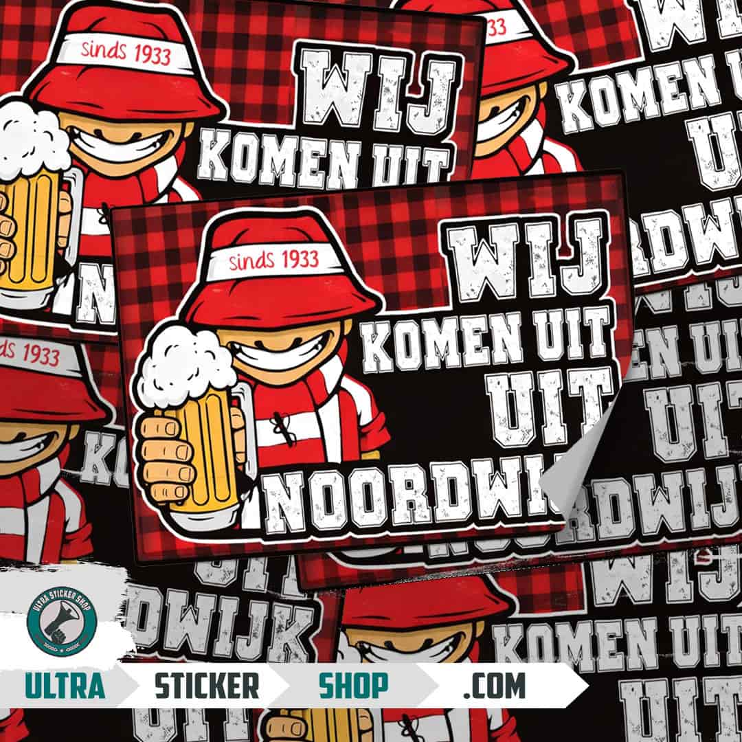 Wij komen uit Noordwijk Aufkleber