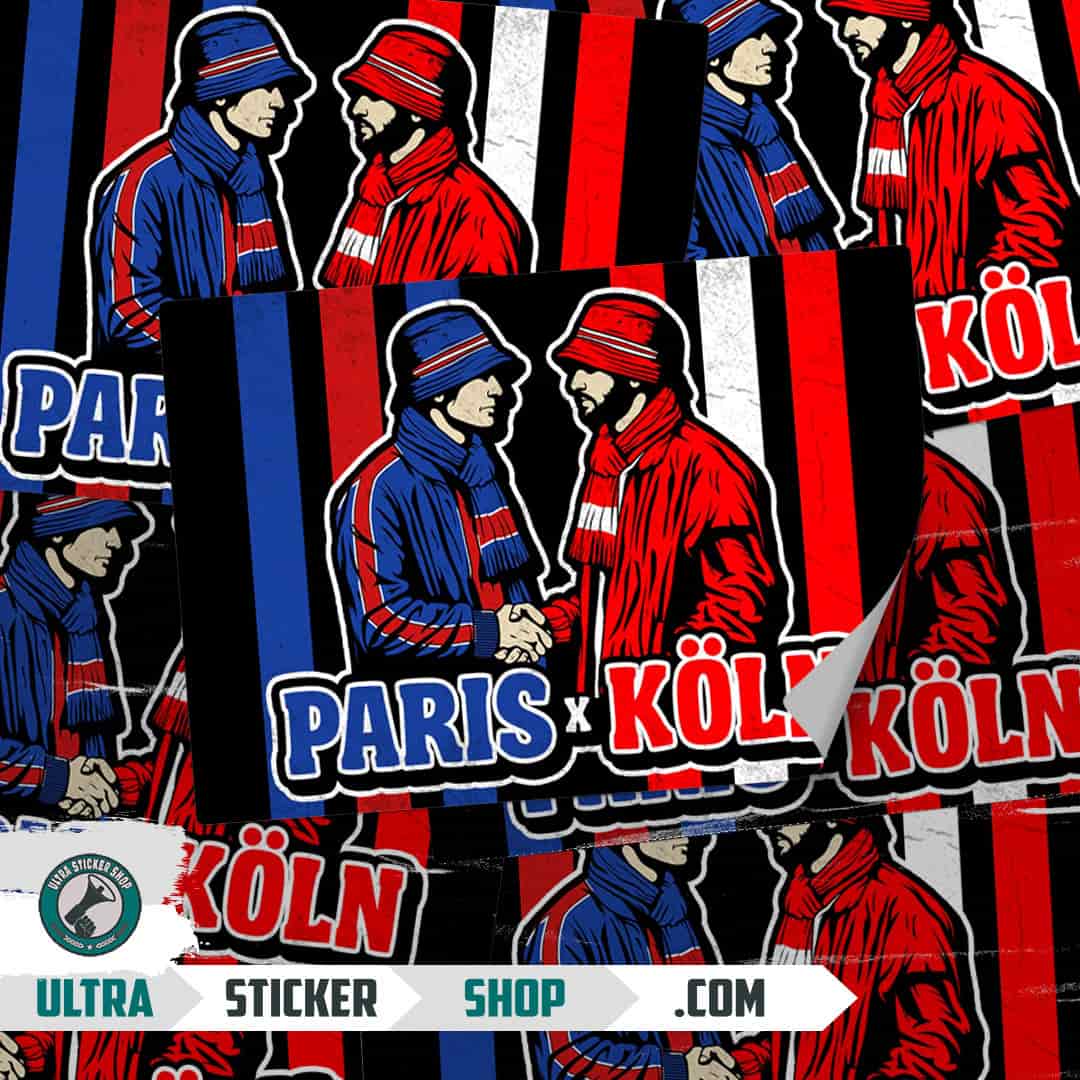 Paris X Köln Autocolante