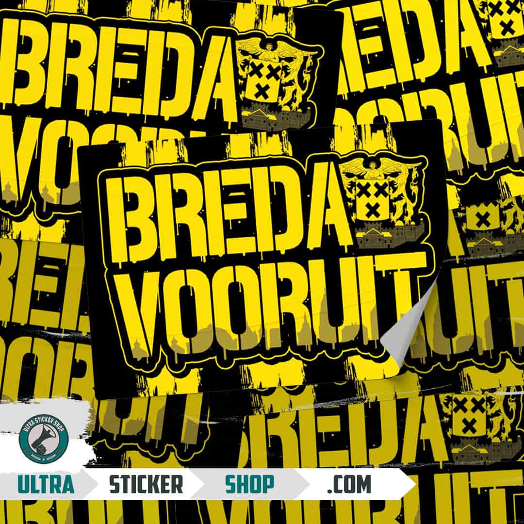 Breda vooruit Aufkleber