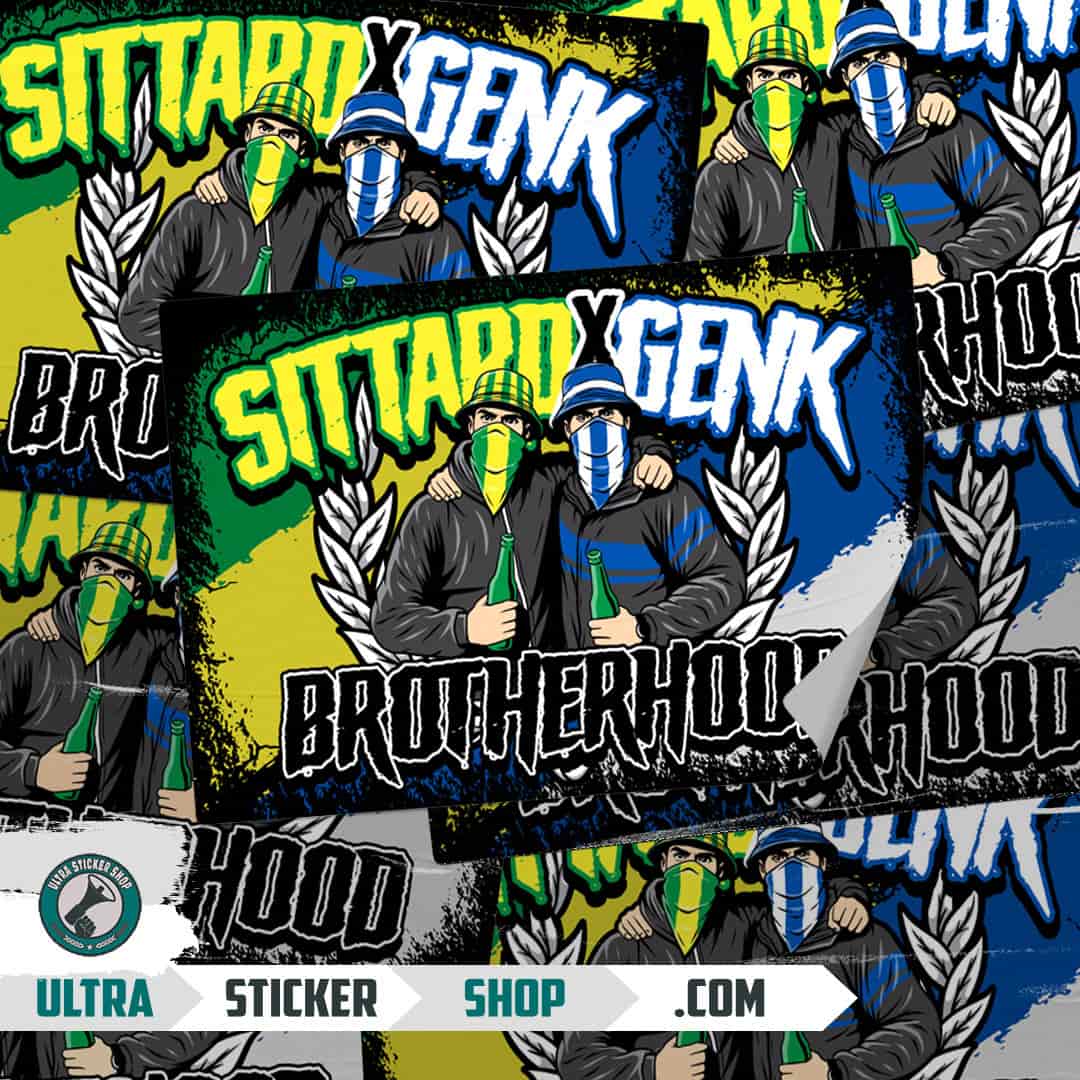 Sittard X Genk Brotherhood Naklejki