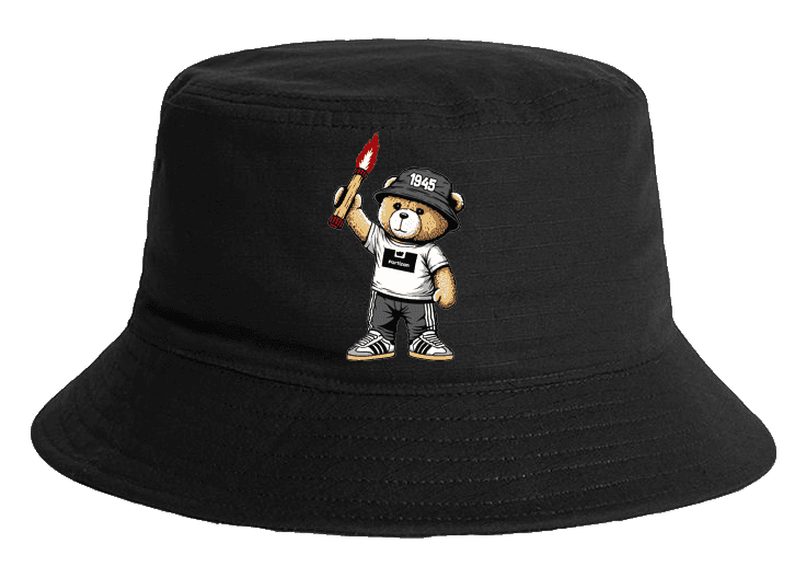 Partizan 1945 bear Bucket Hat