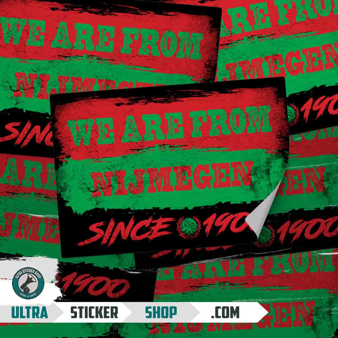 We are from Nijmegen since 1900 Aufkleber