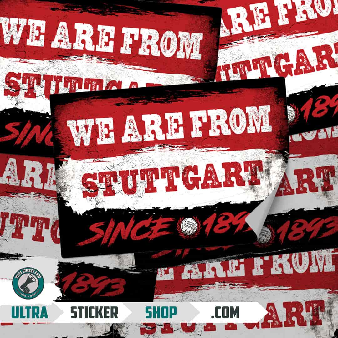 We are from Stuttgart since 1893 Nalepnice