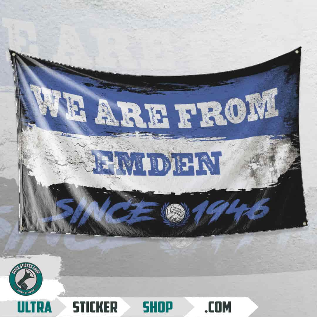 We are from Emden since 1946 Flagg