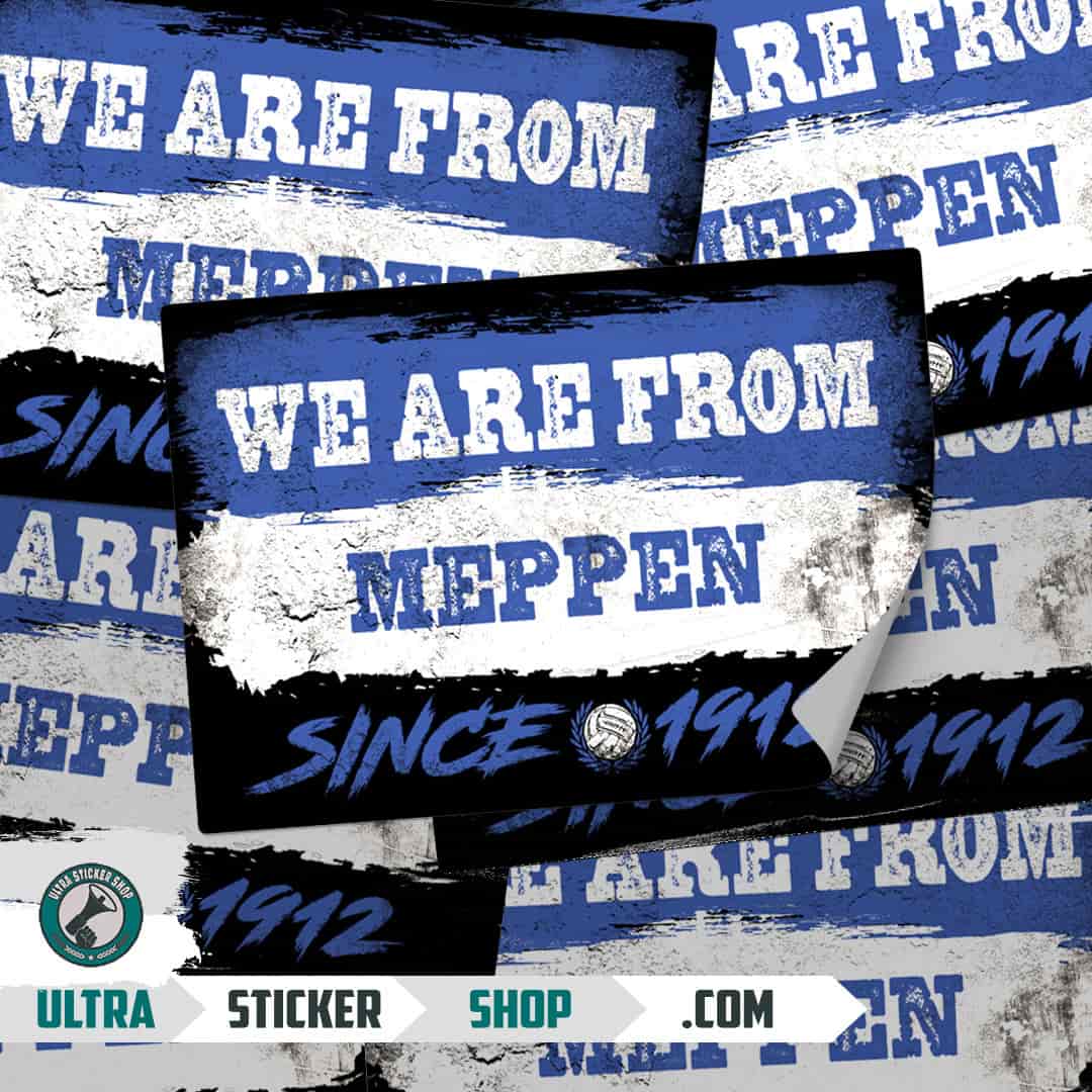 We are from Meppen since 1912 Klistermærker