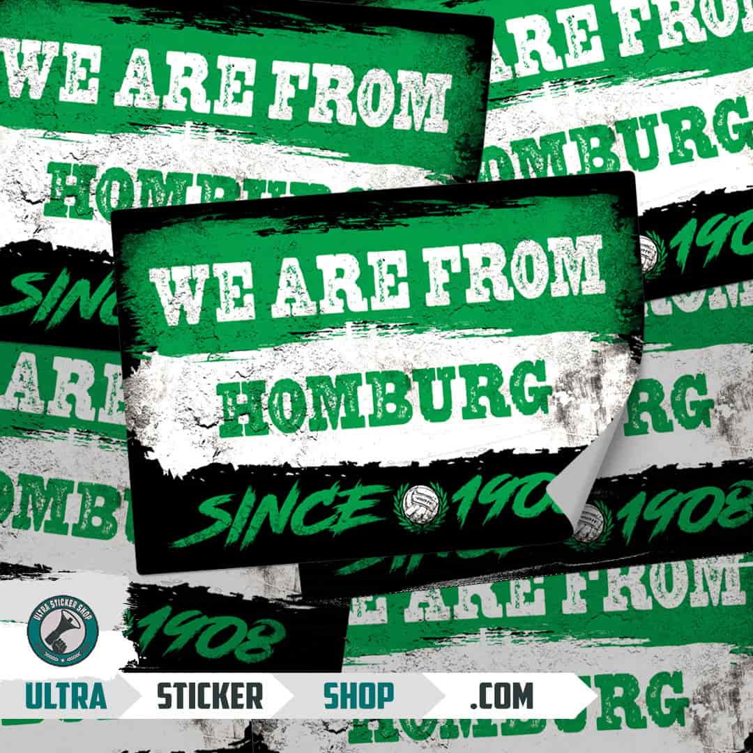 We are from Homburg since 1908 Pegatinas