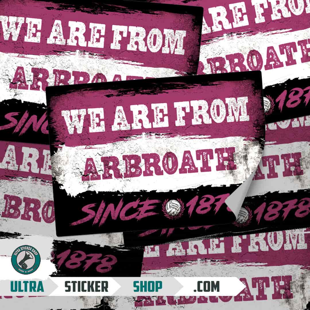 We are from Arbroath since 1878 Nalepnice