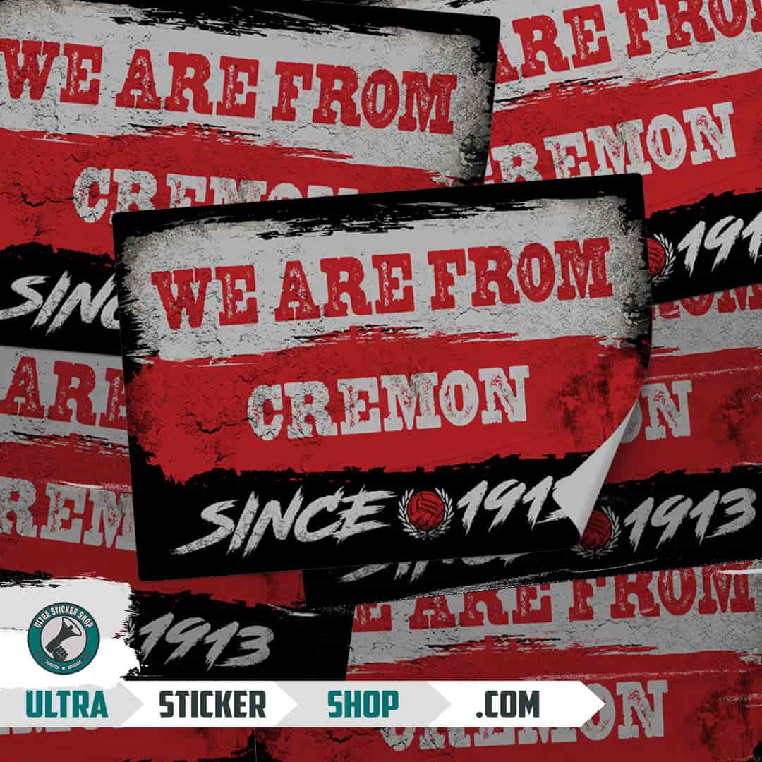 We are from Cremon since 1913 Nalepnice