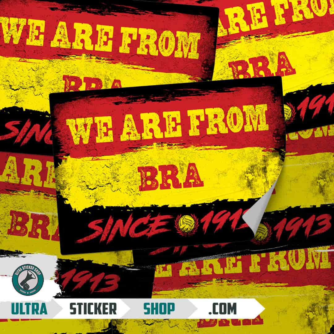 We are from Bra since 1913 Aufkleber