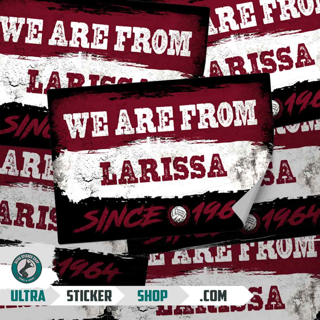 We are from Larissa since 1964 Nalepnice