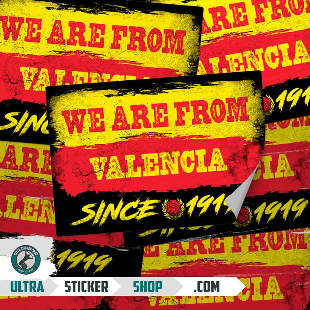 We are from Valencia since 1919 Nalepnice